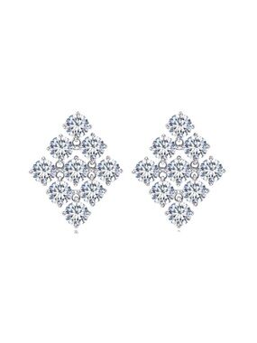 Swarovski Crystals The Chumani Silver Earrings